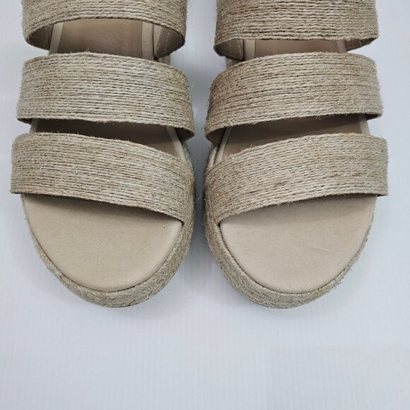 Eileen Fisher Mayla Espadrille Sandal Womens 11 Jute Platform Slide Summer NEW - Picture 5 of 13